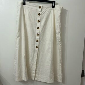 Universal Thread Linen Blend Skirt